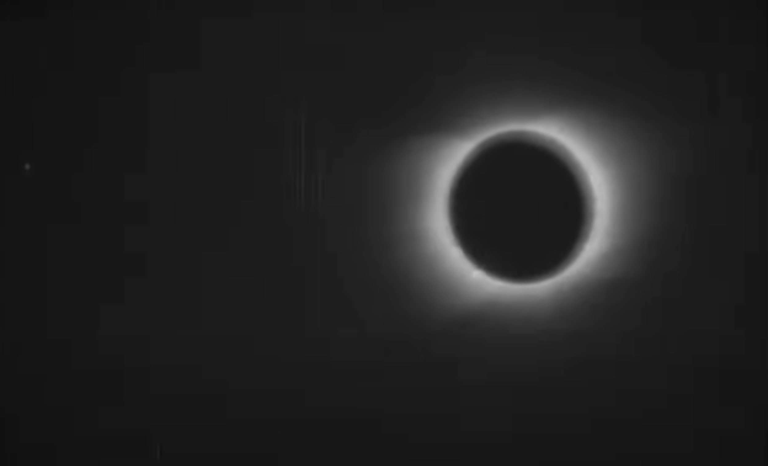 Restored footage of a total solar eclipse filmed in 1900